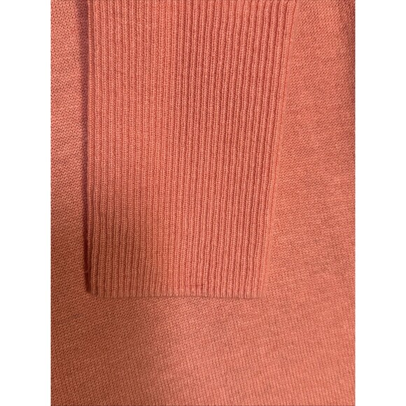 Lilly Pulitzer Size S Orange Heidi Cardigan Gold Buttons Packets Wool Blend - Picture 7 of 9